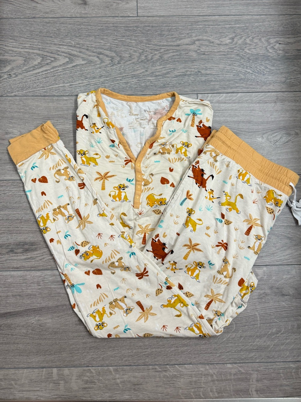Little sleepies og lion king women's ss joggers set